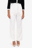 The Frankie Shop White Pinstripe High Rise Trousers Size XS