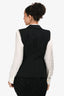 Dries Van Noten Black Linen/Cotton Vest Size 40