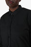 Versace Jeans Black Cotton Button Down Shirt Size M