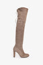 Stuart Weitzman Taupe Suede Highland Boots Size 7