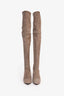 Stuart Weitzman Taupe Suede Highland Boots Size 7