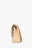 Pre-Loved Chanel™ 2011 Beige Caviar Leather Medium Double Flap Shoulder Bag