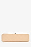 Pre-Loved Chanel™ 2011 Beige Caviar Leather Medium Double Flap Shoulder Bag