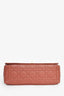 Christian Dior 2022 Rust Cannage Leather Medium Caro Shoulder Bag