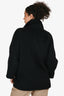 Max Mara Black Single Breasted Coat Estimated Size S