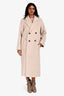Weekend Max Mara Beige Alpaca Wool Double Breasted Coat Size 38 w/ Tags