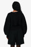 Alexander Wang Black Wool/Cashmere Knit Pearl Detail Neckline Size S