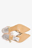 Mach & Mach Nude/Black Lace Embellished Heels Size 38