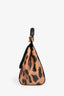 Dolce & Gabbana Leopard Print Sicily Top Handle Bag with Strap