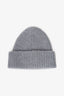 Acne Studios Grey Wool Knit Face Embroidered Beanie