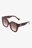 Gucci Dark Brown Tortoiseshell Square Sunglasses