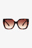Gucci Dark Brown Tortoiseshell Square Sunglasses