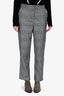 Maje Grey Plaid Trousers Size 40