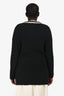 Brunello Cucinelli Black/White Trim Detail Cardigan Size XL