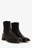 Salvatore Ferragamo Black Leather Ankle Boots Size 8