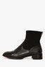 Salvatore Ferragamo Black Leather Ankle Boots Size 8