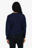 Isabel Marant Etoile Blue Alpaca/Wool Blend Cropped Sweater Size 36