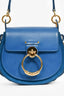 Chloe Blue Leather 'Tess' Crossbody