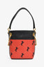 Chloe Red Leather 'Roy' Bucket Bag
