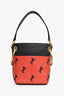 Chloe Red Leather 'Roy' Bucket Bag