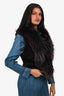 Pappas Purple VIntage Fur Vest Estimated Size S/M