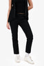 Max Mara Grey Wool Cropped Trousers Size 6