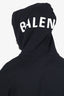 Balenciaga Black Logo Hoodie Size S Mens
