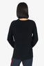 Fendi Black Knit " Mon Petit" Sweater Size 40