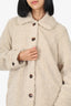 Samsoe Samsoe Beige Teddy Bear Jacket Size S