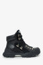 Gucci Black Flashtrek High Miliatry Boot Size 38