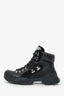 Gucci Black Flashtrek High Miliatry Boot Size 38