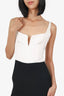 Galvan London White/Black Sleeveless Jumpsuit Size 2