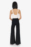 Galvan London White/Black Sleeveless Jumpsuit Size 2
