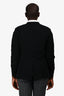 Helmut Lang Black Cotton Single Buttoned Blazer Size 10