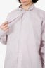 Hermès 2025 Pink/White Striped Doubles Rayures Serties Boxy Fit Shirt Size 16/41 Mens