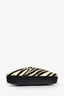 Junya Watanabe Comme des Garçons Black/White Calf Hair Zebra Print Shoulder Bag