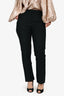 Miu Miu Black Wool Wide Leg Pants Size 40