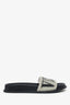Valentino VLTN Black Slide Sandals Size 38