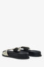 Valentino VLTN Black Slide Sandals Size 38