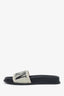Valentino VLTN Black Slide Sandals Size 38