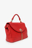 Versace Red Medusa Tassel Handbag