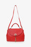 Versace Red Medusa Tassel Handbag