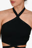 T by Alexander Wang Black Logo Strap Crop Tank Top Size XS