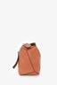 Loewe 2016 Brown Leather Medium Puzzle Bag with Strap