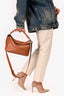 Loewe 2016 Brown Leather Medium Puzzle Bag with Strap