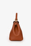 Fendi Brown Leather Mini Peekaboo Top Handle with Strap