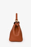 Fendi Brown Leather Mini Peekaboo Top Handle with Strap