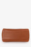 Fendi Brown Leather Mini Peekaboo Top Handle with Strap