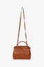 Fendi Brown Leather Mini Peekaboo Top Handle with Strap