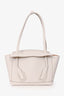 Bottega Veneta White Leather Mini Acro Top Handle